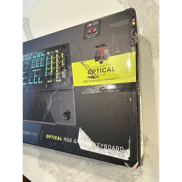 Roccat Vulcan Pro Optical RGB Mechanical Gaming Keyboard Open Box Unused - Picture 7 of 10